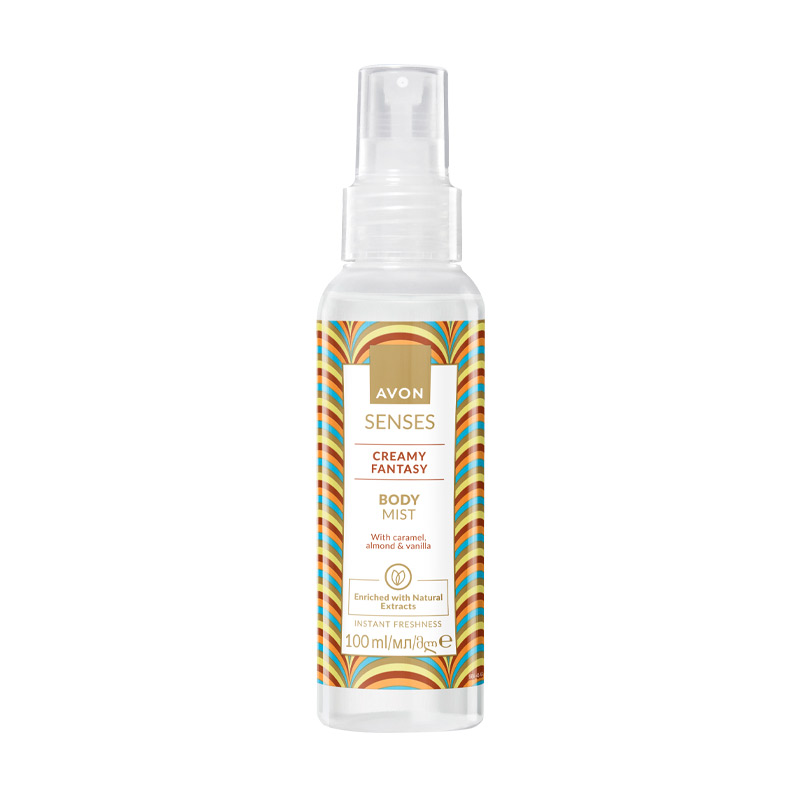 Brume Parfumée Avon Senses Grenade Pamplemousse 100ml - Pour Corps, Cheveux Et Ambiance, Neuf