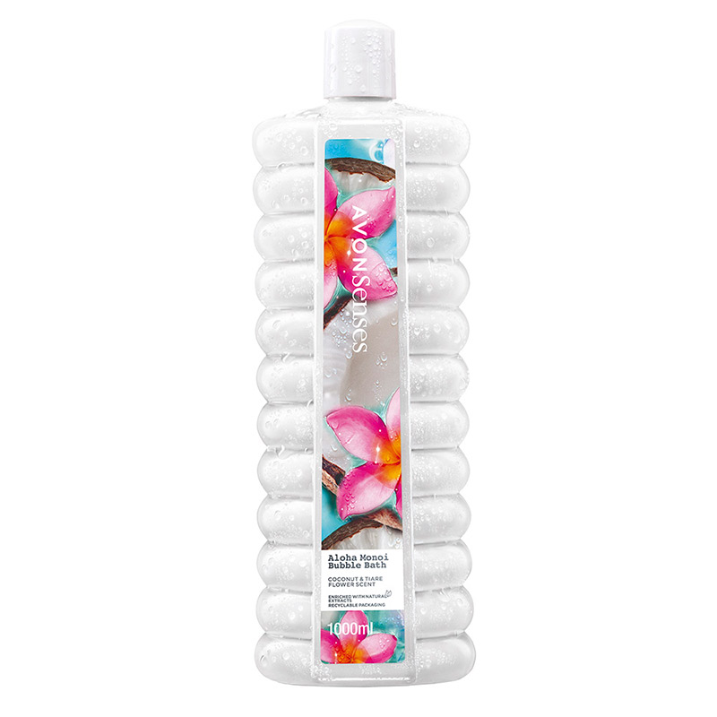 Huile Pour Bain & Douche Avon Summer Mania - Parfum Noix De Coco, Orange Sanguine, Cachemire - 50 Ml Neuf